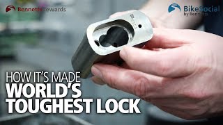 How the worlds strongest production padlock is made in Britain Squire SS100 [upl. by Anahsal]