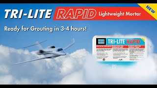 Announcing TRILITE Rapid Thinset Mortar [upl. by Odlanyer]