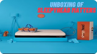 Unboxing of Sleepyhead Sense  3 Zoned Orthopedic PCM Cooling Foam Mattress [upl. by Webb]