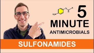 Sulfonamides  5 Minute Antimicrobials [upl. by Etnor]