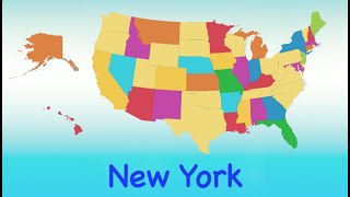 50 STATES THAT RHYME🇺🇸  Learn the 50 United States  Patriotic Songs for Kids Raggs Music [upl. by Kama482]