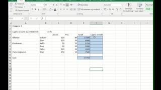 Prosentregning i Excel [upl. by Prue]