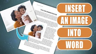 How to insert an image into a Word Doc [upl. by Casey]