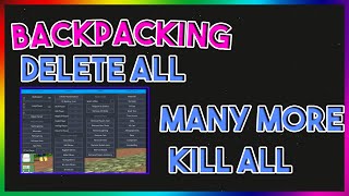 Backpacking script hack roblox op [upl. by Cordier]