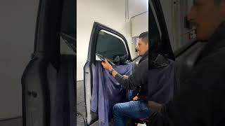 Takes 15 seconds to install window tint [upl. by Verneuil878]