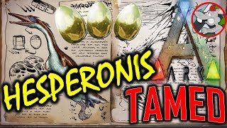 ARK 500 Dino Xp Boost HESPERORNIS  TAMED Creature Spotlight [upl. by Selbbep189]