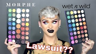 UNBIASED COMPARISON OF THE JAMES CHARLES PALETTE WITH THE WET N WILD DUPE [upl. by Aivin]