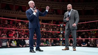 Triple H and GM Johnny Saint announce formation of the NXT UK brand 2018 WWE UK Tournament [upl. by Atnauqahs]