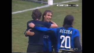 2612003 Batistuta debut for Inter [upl. by Aziaf]