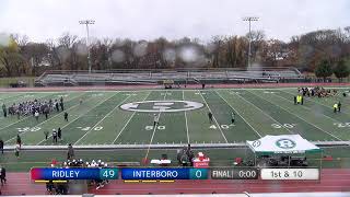 Ridley vs Interboro  Boys Varsity Football  Turkey Bowl 2024 [upl. by Assinna500]