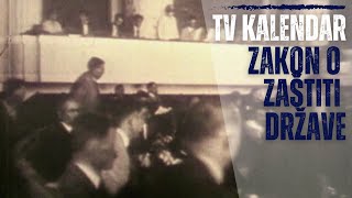 TV kalendar Zakon o zaštiti države [upl. by Ynneh894]