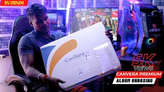 CANVERA PREMIUM ALBUM UNBOXING IN HINDI [upl. by Vivi]