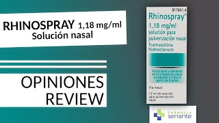 RHINOSPRAY Opiniones 🌷 Rhinospray antialergico 🍀 FARMACIA SENANTE [upl. by Faydra611]