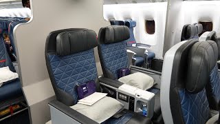 Delta Airlines Premium Economy  Premium Select   767400 Trip Report [upl. by Bella]