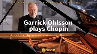 Garrick Ohlsson  Frédéric Chopin quotFantaisie in F Minor Op 49quot  SFCM [upl. by Richard]