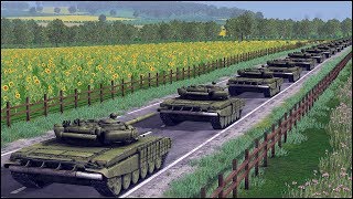 T72 CONVOY vs LEOPARD AMBUSH [upl. by Herta]