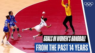 10 minutes of insane goals in womens handball 🤾😎 [upl. by Sudbury472]