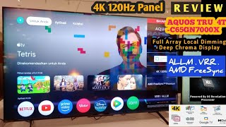 Review Tv Terbaru 65 Inch Sharp Aquos TRU 4TC65GN7000X Google TV review tvsharp tvgn7000 [upl. by Phonsa]