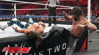 Dolph Ziggler vs Seth Rollins Raw July 4 2016 [upl. by Nialb]