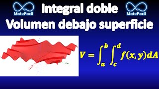 ¿Qué es una integral Doble  Volumen bajo Superficie [upl. by Schnabel]