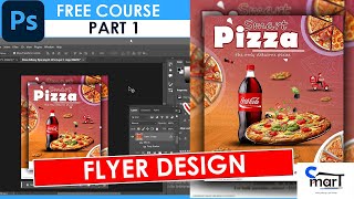 How to Create a Professional Flyer in Photoshop Restaurant Flyer and [upl. by Aggri]