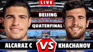 🔴LIVE Alcaraz C vs Khachanov K • Beijing Open 2024 Alcaraz Khachanov tennis ATP BeijingOpen [upl. by Remy]