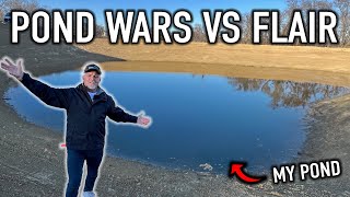 Im Building a Pond to MAKE FLAIR JEALOUS Pond Wars Pt 1 [upl. by Lenoj]