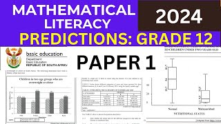 2024 PREDICTIONS GRADE 12 MATHEMATICAL LITERACY FINAL EXAM 2024 PAPER 1 THUNDEREDUC [upl. by Olracnaig273]