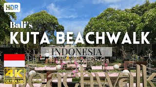 Kuta Bali  Beachwalk Shopping Centre 4K HDR Walking Tour [upl. by Delaney]