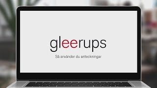 Så använder du anteckningar i Gleerups digitala läromedel [upl. by Lowson]