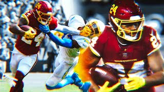 Antonio Gibson 2021 Washington Highlights ᴴᴰ  1000 Yard Season✔️ [upl. by Dadinirt]