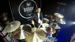 Pierre Lucbert week end Zildjian Janvier 2024 Buddy drum shop [upl. by Annadal]