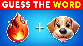 Guess the WORD by Emojis 🤔 Emoji Quiz 101 Words [upl. by Hillel]