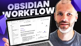 My EXACT Zettelkasten Obsidian Workflow [upl. by Helbon]