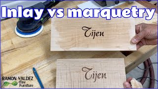 Inlay vs Marquetry [upl. by Leba67]