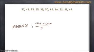 How to Find the Midrange [upl. by Naitsirk]