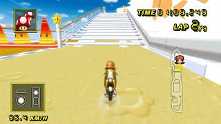 Mario Kart Wii CTGP Classic  GCN Daisy Cruiser v103 Staff Ghost  148521 [upl. by Inek658]