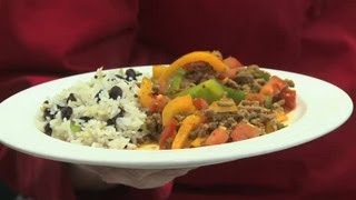 What Can I Cook With Ground Turkey Black Beans amp Rice  Recipes With Peas amp More [upl. by Venu]