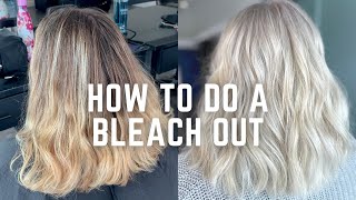 How to go platinum blonde  step by step tutorial  no breakage  bleach out [upl. by Antoinette]