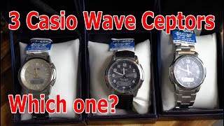 3 Casio Wave Ceptors Which one should I keep [upl. by Revlys]