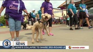 10th Annual Roll amp Stroll for Pancreas Cancer paints the town purple [upl. by Frierson]