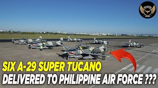 SIX A 29 SUPER TUCANO DELIVERED TO PHILIPPINE AIR FORCE [upl. by Simson]