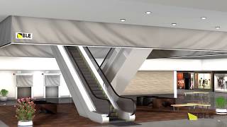 BLE Curtain Applications  Escalators amp Stairs [upl. by Truelove150]