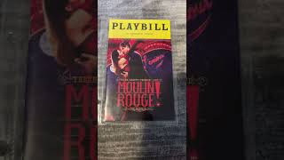 My Moulin Rouge Playbill Collection broadway musicaltheatre theatre musical moulinrouge [upl. by Lenci]