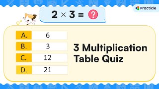 P3 Mathematics quiz  Multiplication table of 3 [upl. by Travax]