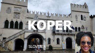 Koper Sloveniawalking around the town center from Cruise Port No need for transportation [upl. by Annayhs]