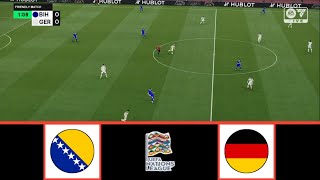 BOSNIAHERZEGOVINA VS GERMANY  UEFA NATIONS LEAGUE 20242025  FOOTBALL LIFE 2024 [upl. by Kassaraba719]