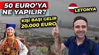 Bakın 50 Euro İle Letonyada Neler Yaptım  Rigada 1 Gün Nasıl Geçiyor [upl. by Gewirtz]