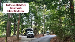 Fort Yargo State Park Campground Site by Site Tour and Review [upl. by Sakovich]