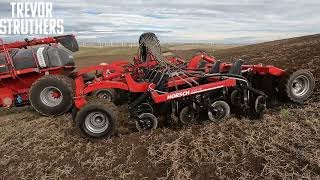 Seeding Wheat in the hills before winter [upl. by Yrtnahc153]